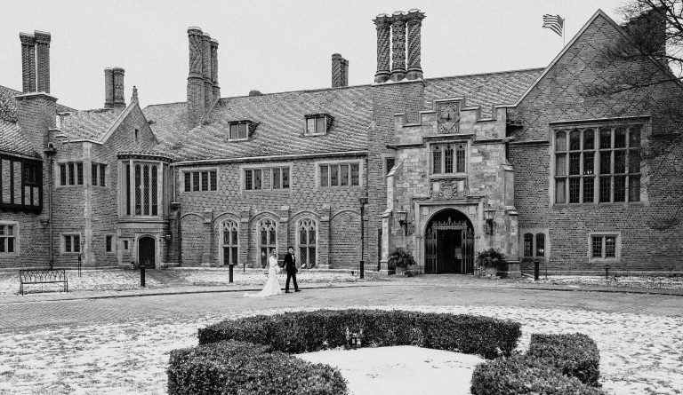 Hayley & Raymond’s Winter Meadow Brook Hall Wedding: Hollywood Glamour Meets Winter Wonderland Soiree in Rochester, Michigan